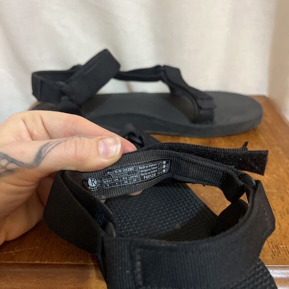 Teva Womens Size 8 Black Midform Universal Platform Sandals 1090969 Walking - Picture 8 of 10